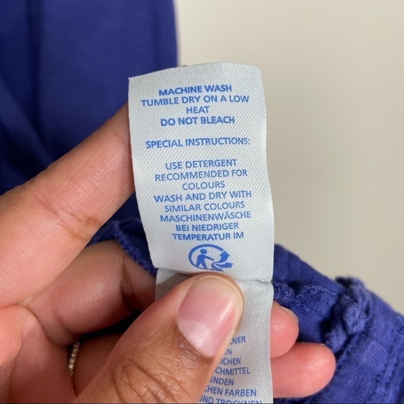 Boden Eyelet Embroidered Dress 8 - Picture 5 of 8